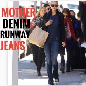 MOTHER The Runaway Flare Jeans in SMITTEN and BITTEN